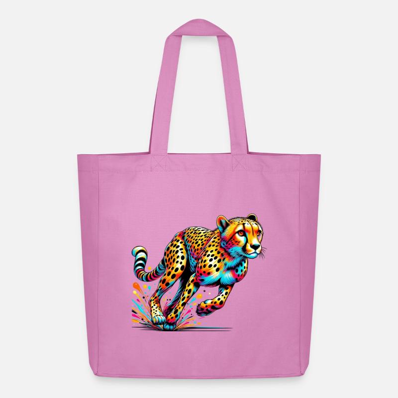 Gepard - Midweight recycelter Stoffbeutel von Stanley/Stella - Pink