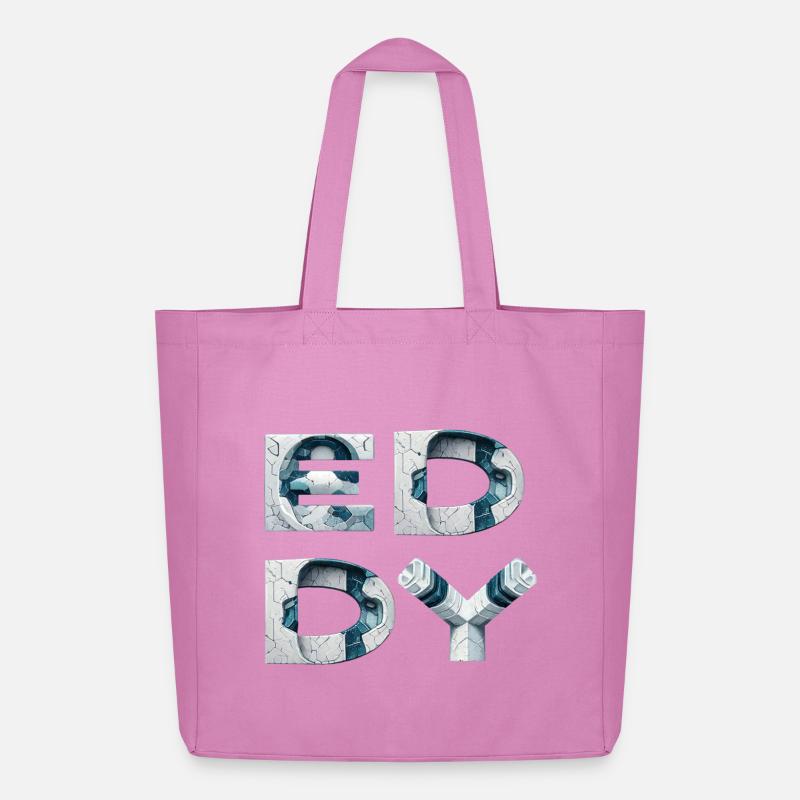 Eddy Cracked Glyphs - Midweight recycelter Stoffbeutel von Stanley/Stella - Pink