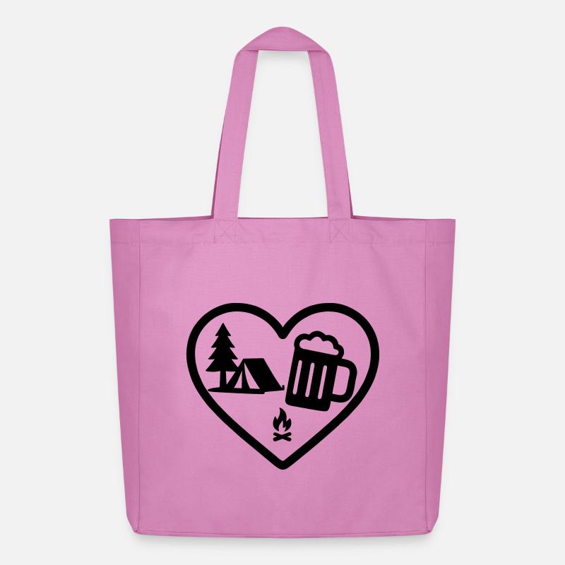 Cuore Camping Birra - Stanley/Stella Midweight Tote bag riciclato - rosa