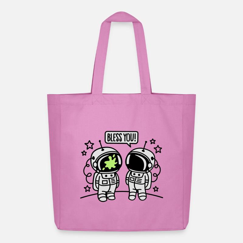 Bless you! - Midweight Recycled Tote Bag by Stanley/Stella - pink