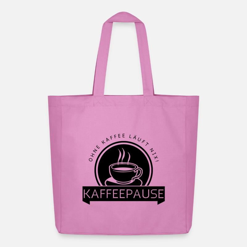 Kaffeepause - Midweight recycelter Stoffbeutel von Stanley/Stella - Pink