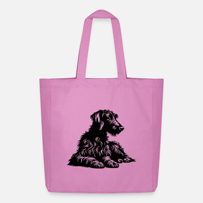 Scottish Deerhound - Midweight recycelter Stoffbeutel von Stanley/Stella - Pink