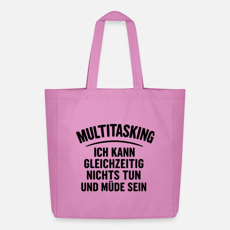 multitasking - Midweight Recycled Tote Bag by Stanley/Stella - pink