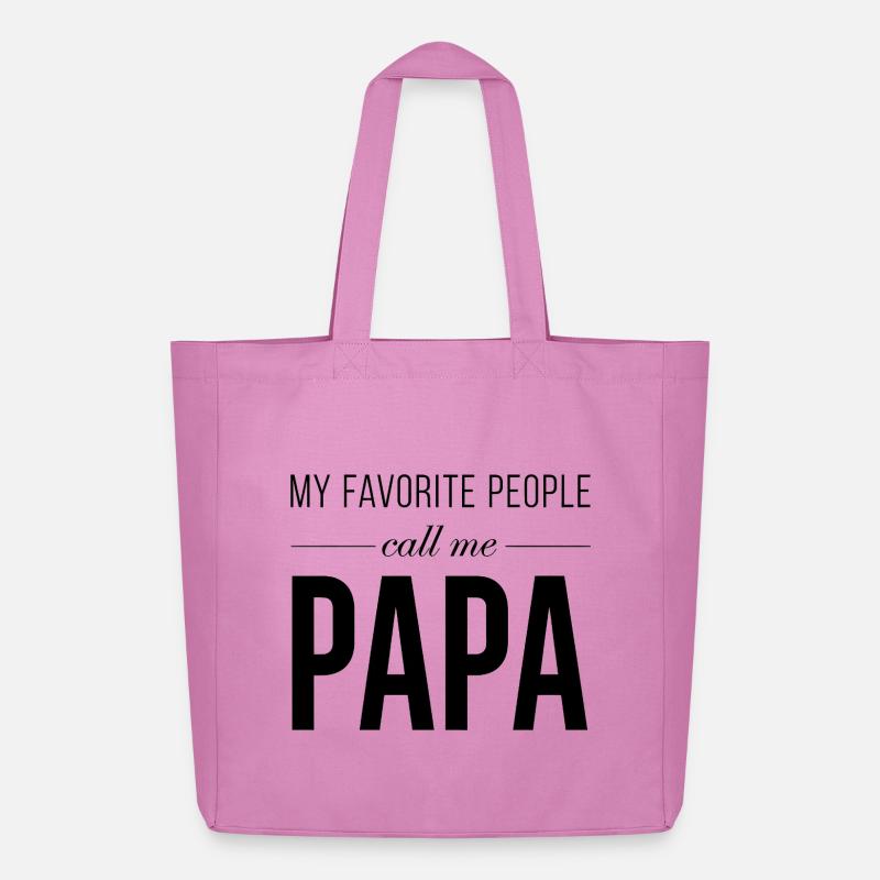 Papa - Midweight recycelter Stoffbeutel von Stanley/Stella - Pink