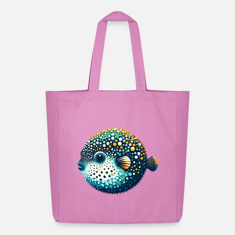 Kugelfisch - Midweight recycelter Stoffbeutel von Stanley/Stella - Pink