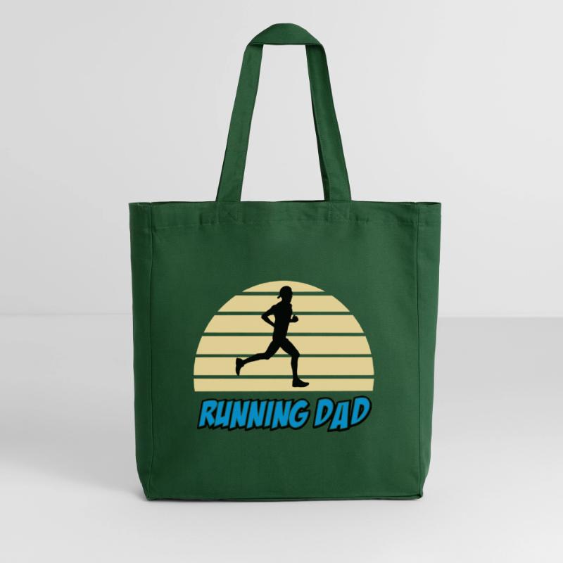 Running dad Midweight Recycled Tote Bag by Stanley/Stella