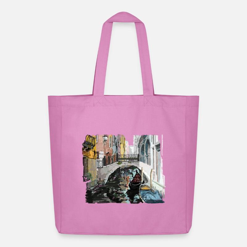 Venedig - Midweight recycelter Stoffbeutel von Stanley/Stella - Pink