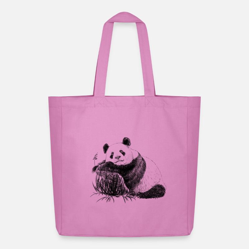 Panda - Midweight recycelter Stoffbeutel von Stanley/Stella - Pink