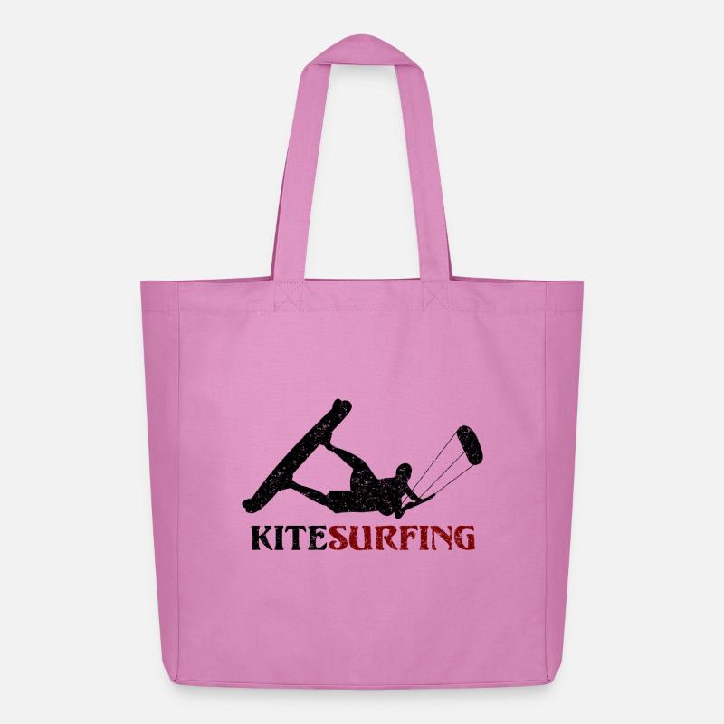 Kitesurfing - Midweight recycelter Stoffbeutel von Stanley/Stella - Pink