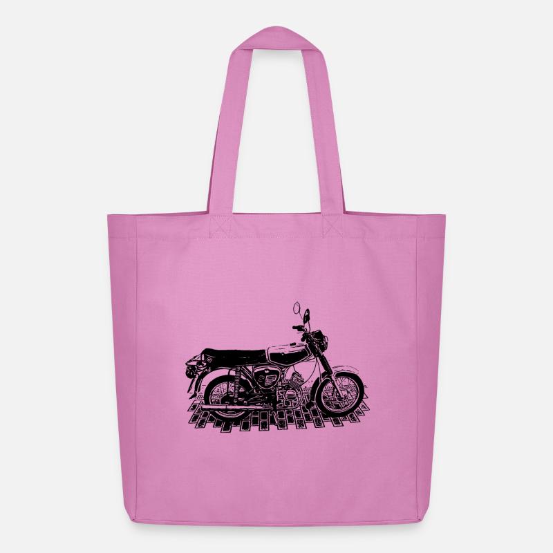 S51 - DDR-Motorräder - Midweight recycelter Stoffbeutel von Stanley/Stella - Pink