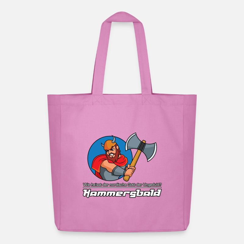 Hammersbald Wikinger - Midweight recycelter Stoffbeutel von Stanley/Stella - Pink