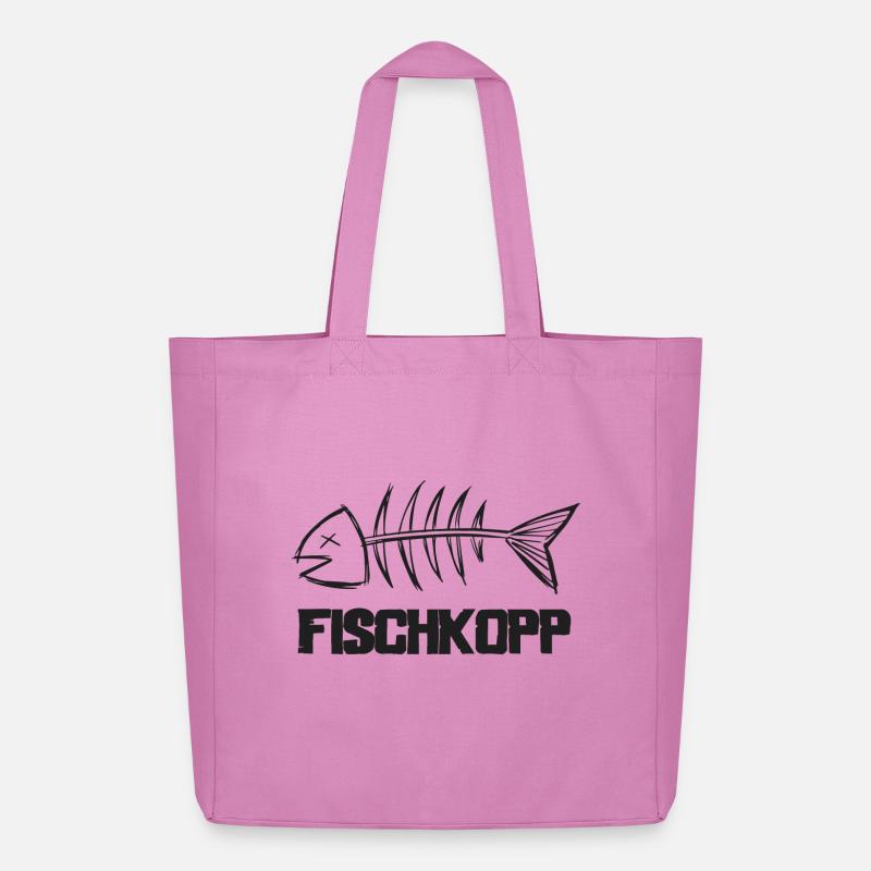 Fischkopp - Midweight recycelter Stoffbeutel von Stanley/Stella - Pink