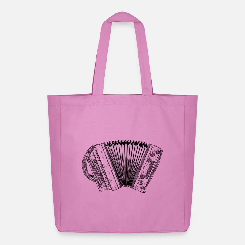 Ziach - Styrian Harmonica - Squeezebox | ZiachON - Midweight Recycled Tote Bag by Stanley/Stella - pink