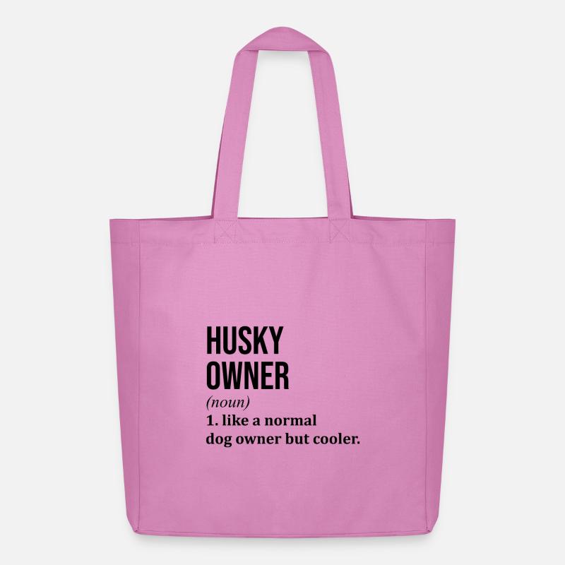 Schlittenhund - Midweight recycelter Stoffbeutel von Stanley/Stella - Pink