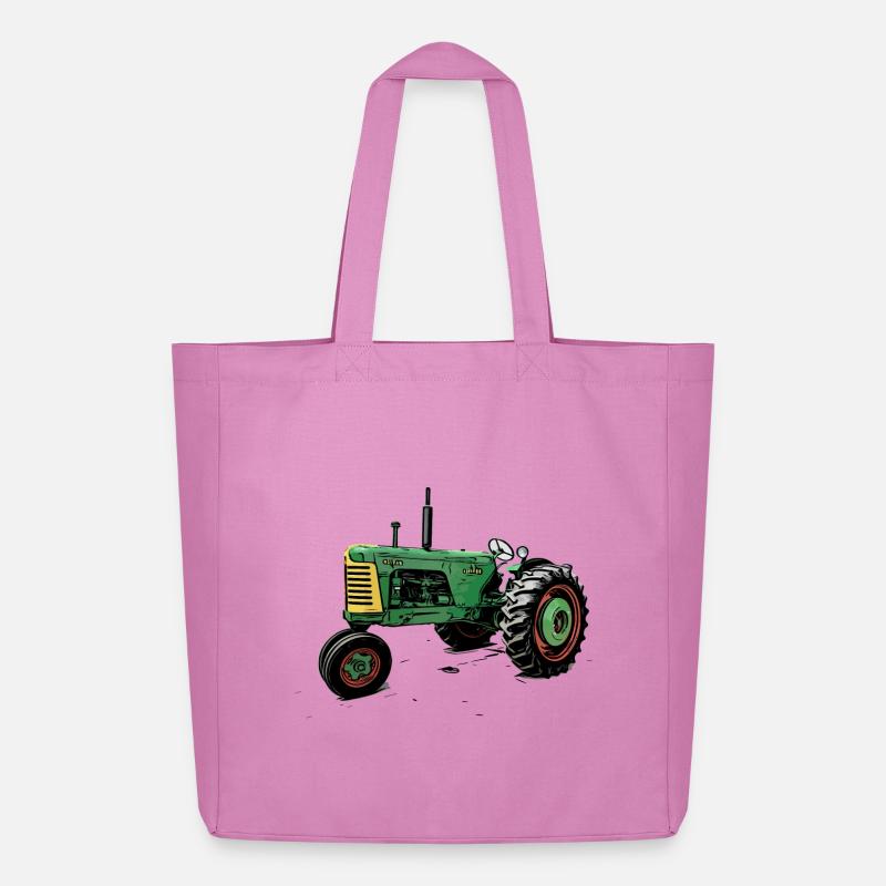 Oliver 88 Traktor - Midweight recycelter Stoffbeutel von Stanley/Stella - Pink