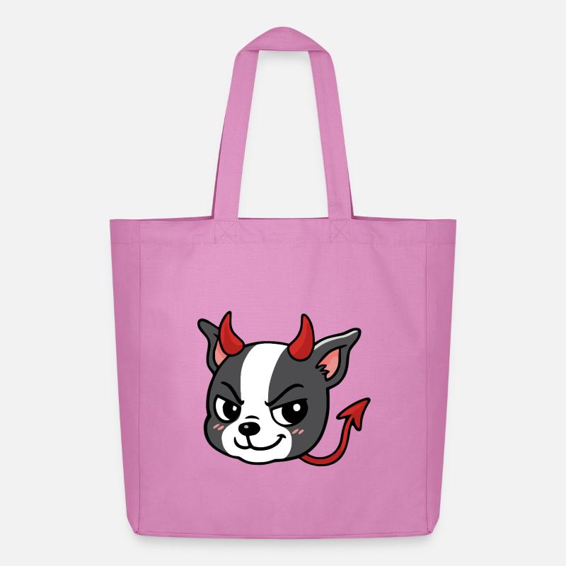 Boston - Devil - Tote bag Stanley/Stella Midweight recyclé - rose