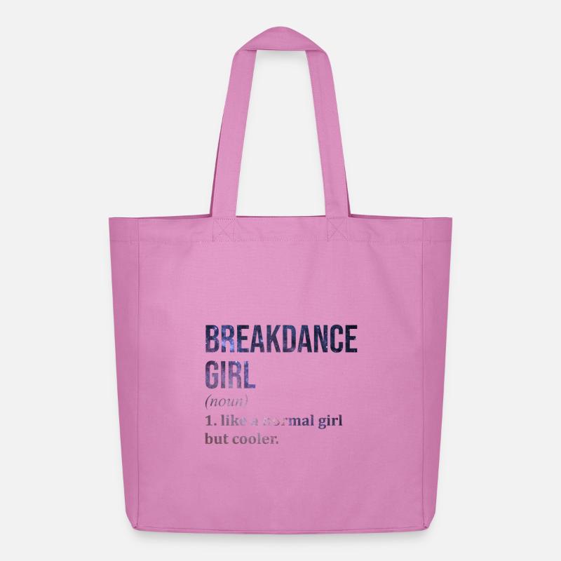 Breakdance - Midweight recycelter Stoffbeutel von Stanley/Stella - Pink