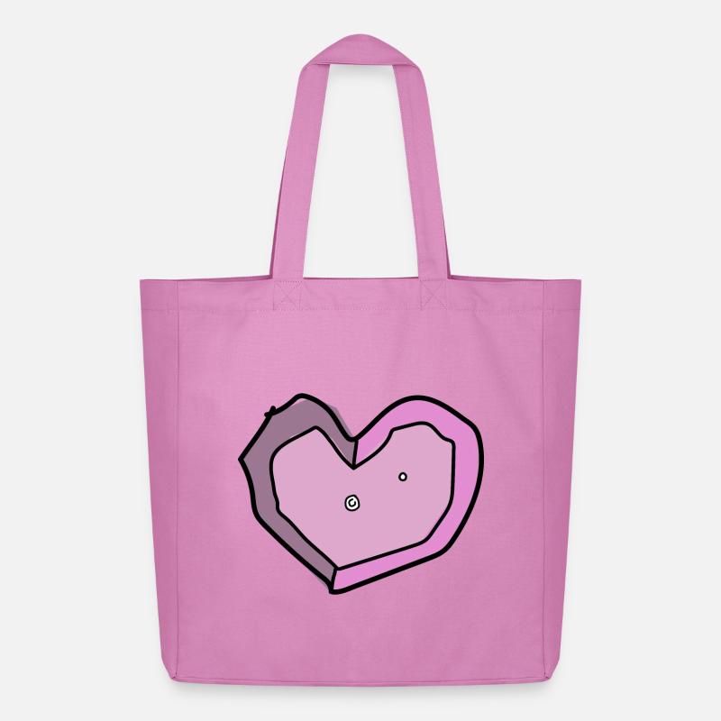 boulderliebe rosa - Midweight recycelter Stoffbeutel von Stanley/Stella - Pink
