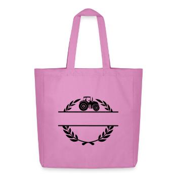 Fier du tracteur fermier - Tote bag Stanley/Stella Midweight recyclé - rose - Devant