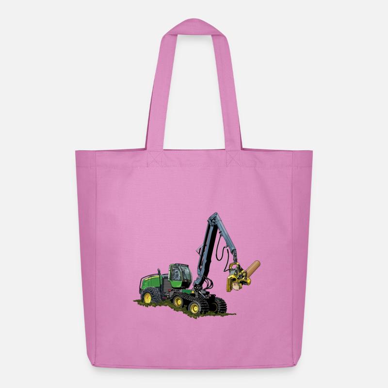 Moissonneuse-batteuse, Moissonneuse-batteuse - Tote bag Stanley/Stella Midweight recyclé - rose