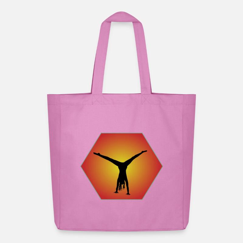 Silhouette Sechseck - Midweight recycelter Stoffbeutel von Stanley/Stella - Pink