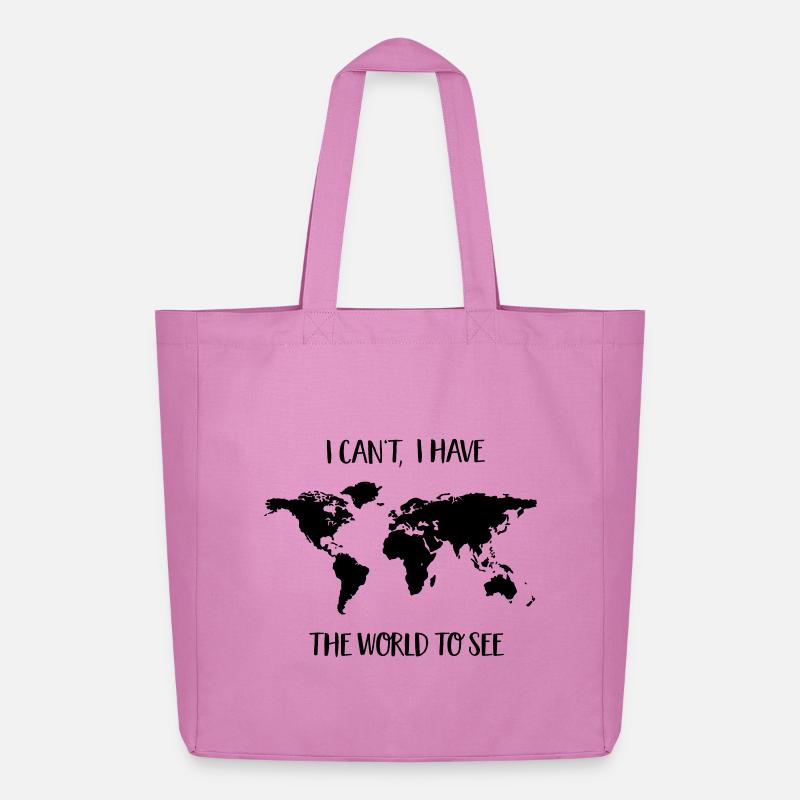 Reisen - Midweight recycelter Stoffbeutel von Stanley/Stella - Pink