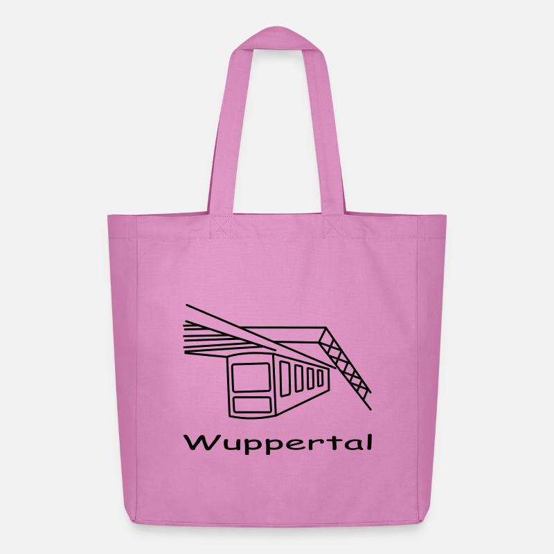 schwebebahn wuppertal - Midweight recycelter Stoffbeutel von Stanley/Stella - Pink