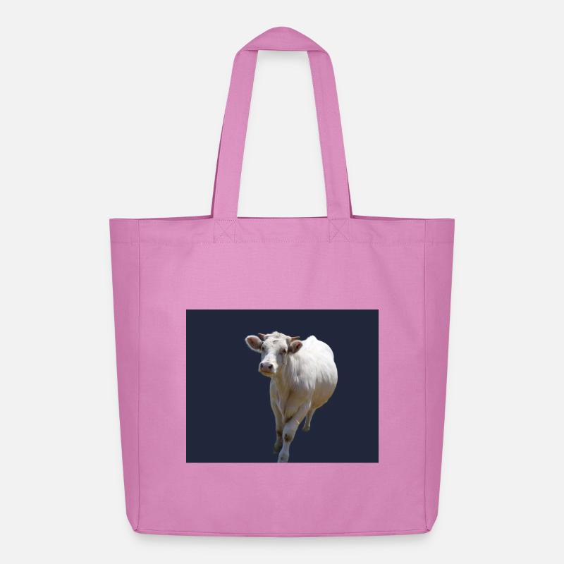Milchkuh - Midweight recycelter Stoffbeutel von Stanley/Stella - Pink