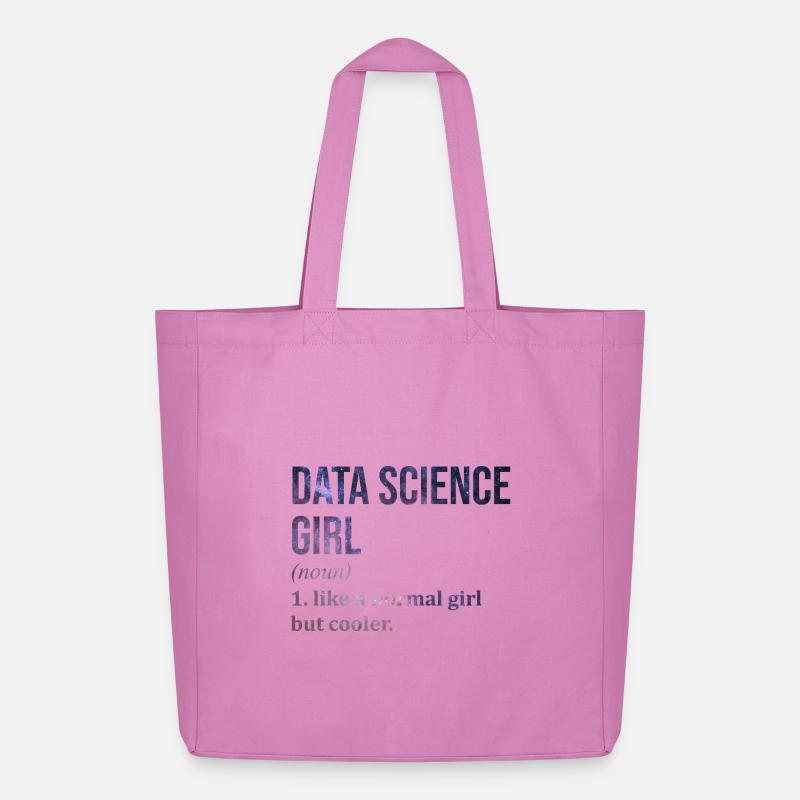 Data Science - Midweight Recycled Tote Bag by Stanley/Stella - pink