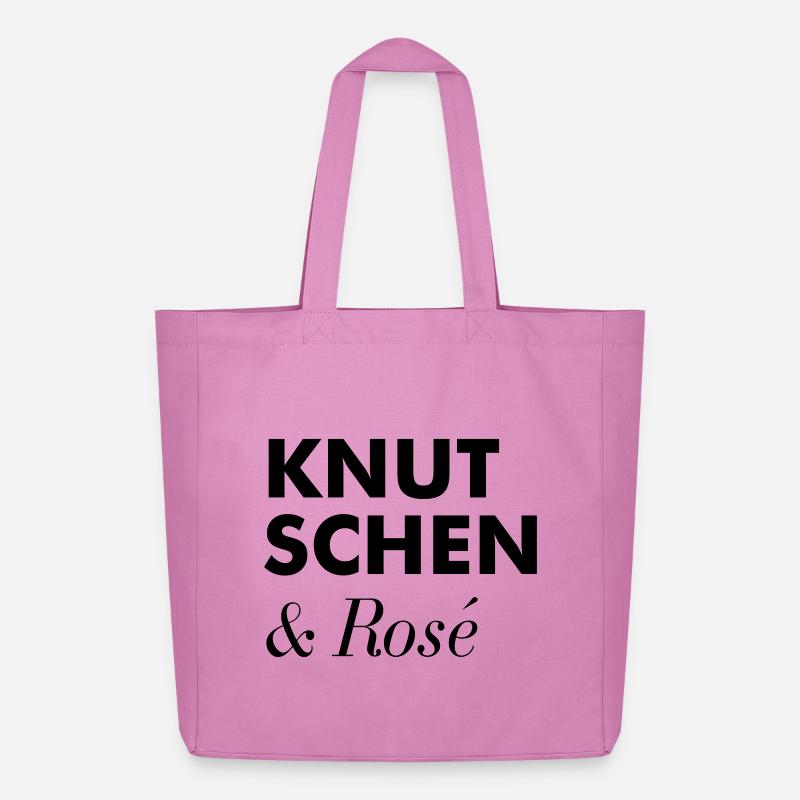 Knutschen Rosé Sommer Tshirt - Midweight recycelter Stoffbeutel von Stanley/Stella - Pink