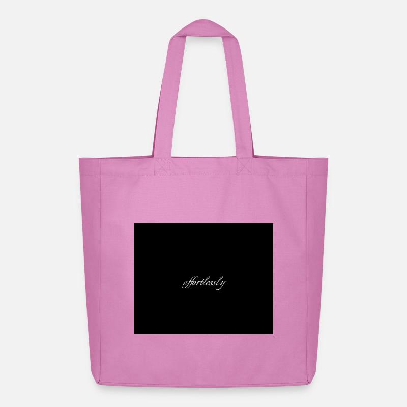 Effortlessly Elegant Script Typography - Midweight Recycled Tote Bag by Stanley/Stella - pink