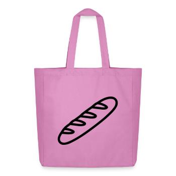 baguette - Tote bag Stanley/Stella Midweight recyclé - rose - Devant