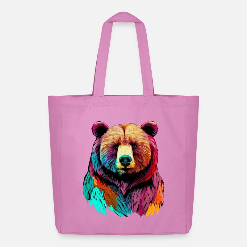 Bär - Midweight recycelter Stoffbeutel von Stanley/Stella - Pink
