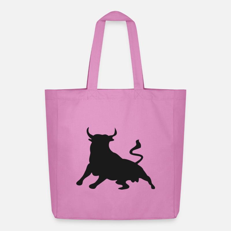 Stier - Midweight recycelter Stoffbeutel von Stanley/Stella - Pink