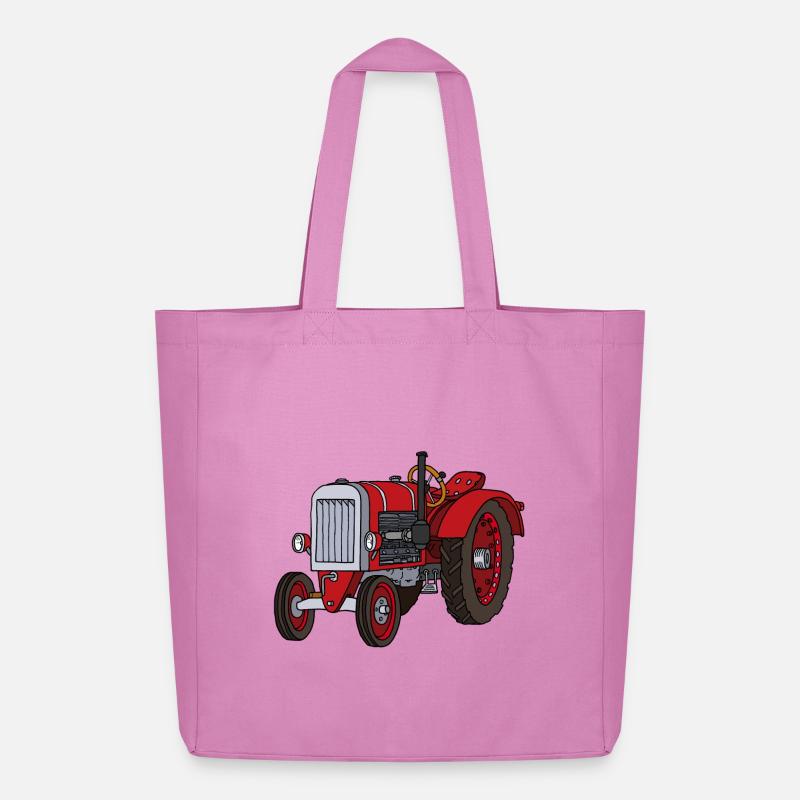 Roter Trecker - Midweight recycelter Stoffbeutel von Stanley/Stella - Pink
