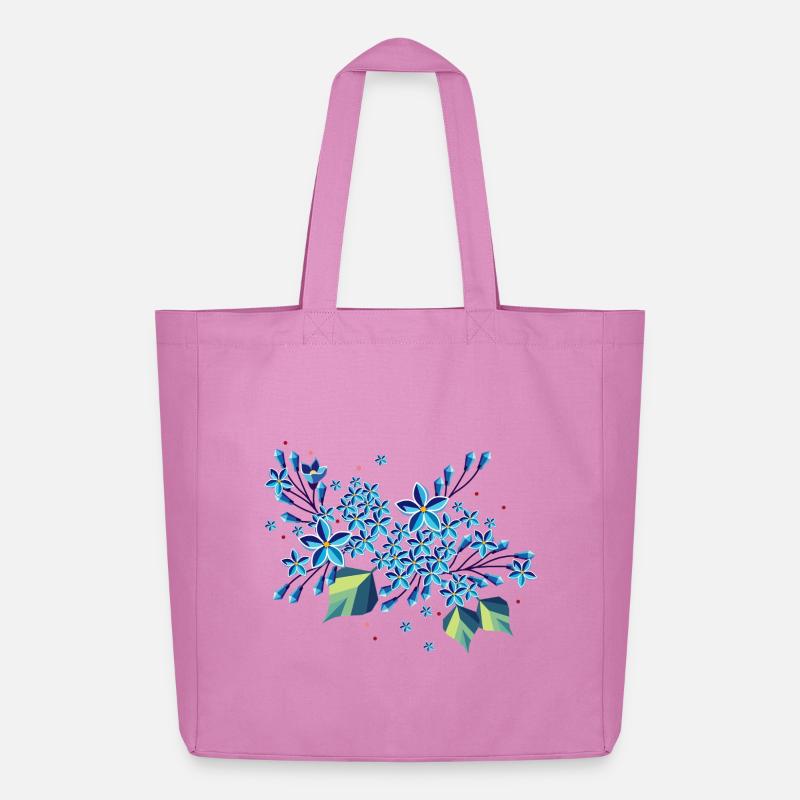 Branche de lilas – des tons bleus élégants dans un design moderne - Tote bag Stanley/Stella Midweight recyclé - rose