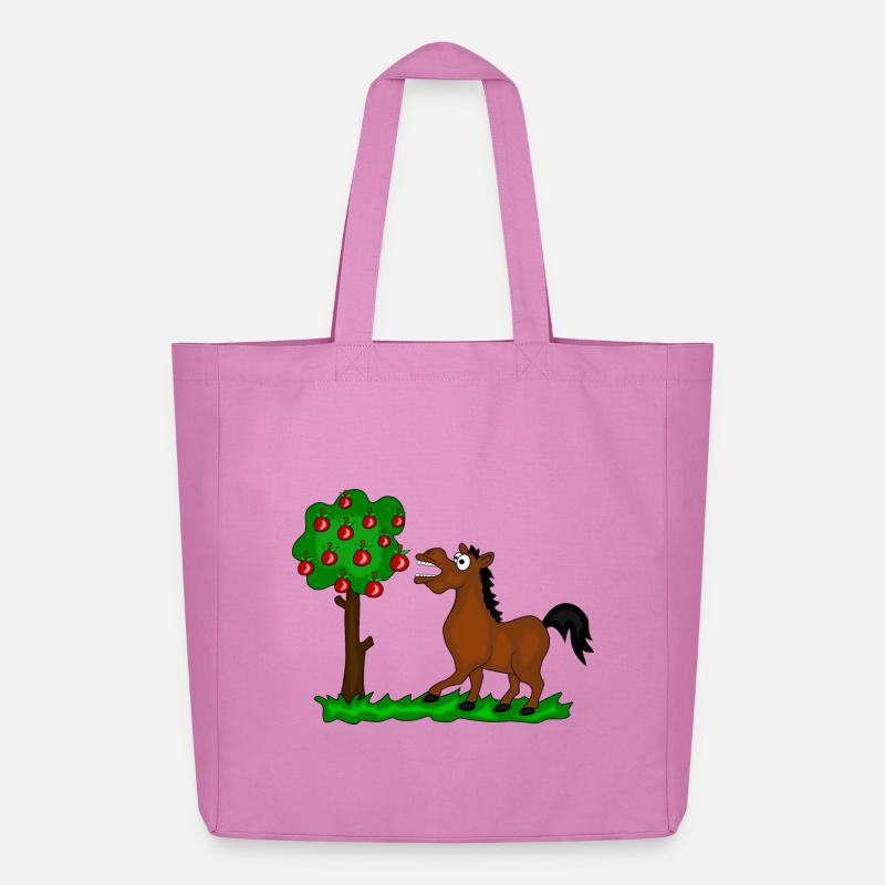 pferd baum - Midweight recycelter Stoffbeutel von Stanley/Stella - Pink