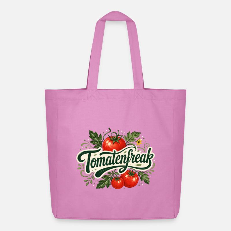 Tomatenfreak - Midweight recycelter Stoffbeutel von Stanley/Stella - Pink