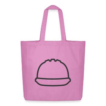Icône de la ligne de casque de sécurité - Tote bag Stanley/Stella Midweight recyclé - rose - Devant
