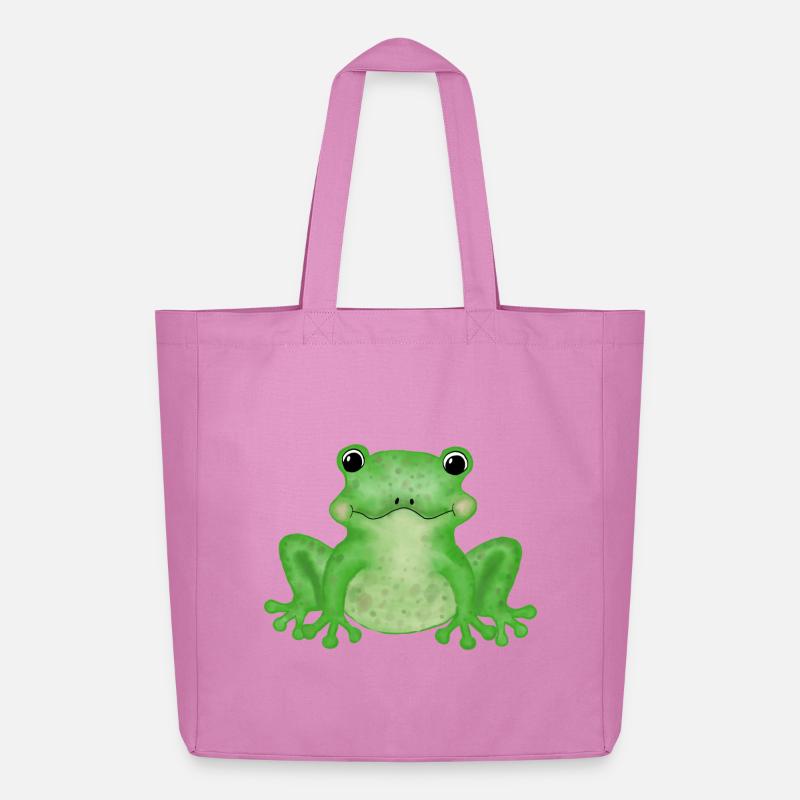 Frosch - Midweight recycelter Stoffbeutel von Stanley/Stella - Pink