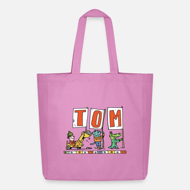 TOM hat Geburtstag - Midweight recycelter Stoffbeutel von Stanley/Stella - Pink