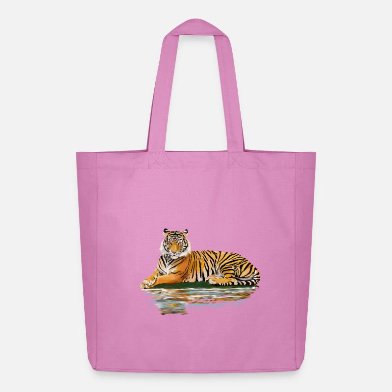 Tiger - Midweight recycelter Stoffbeutel von Stanley/Stella - Pink
