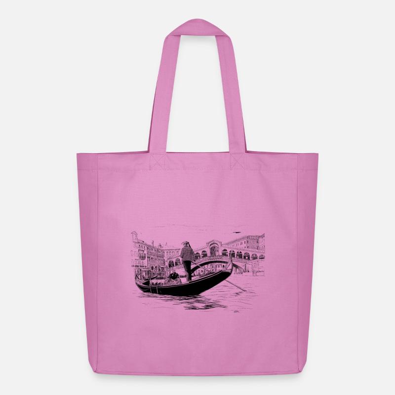 Venedig - Midweight recycelter Stoffbeutel von Stanley/Stella - Pink