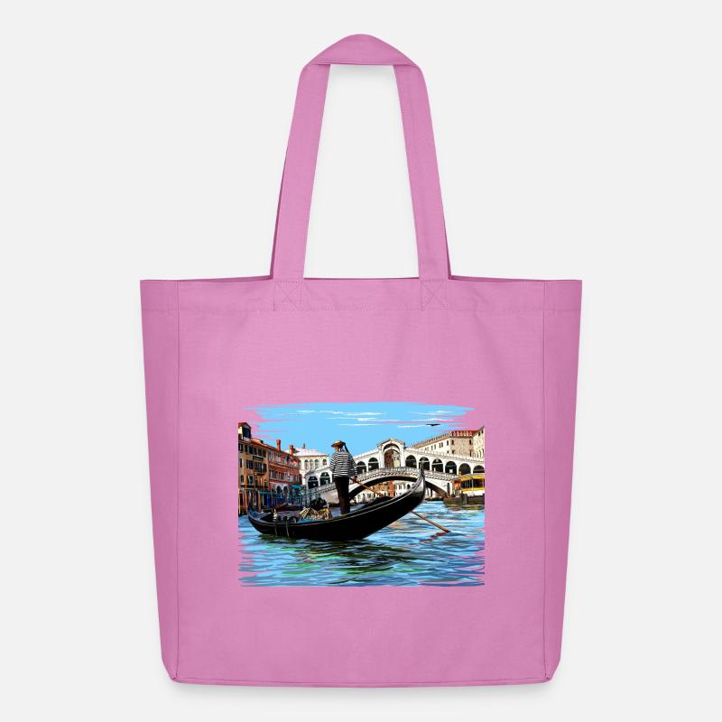 Venedig - Midweight recycelter Stoffbeutel von Stanley/Stella - Pink