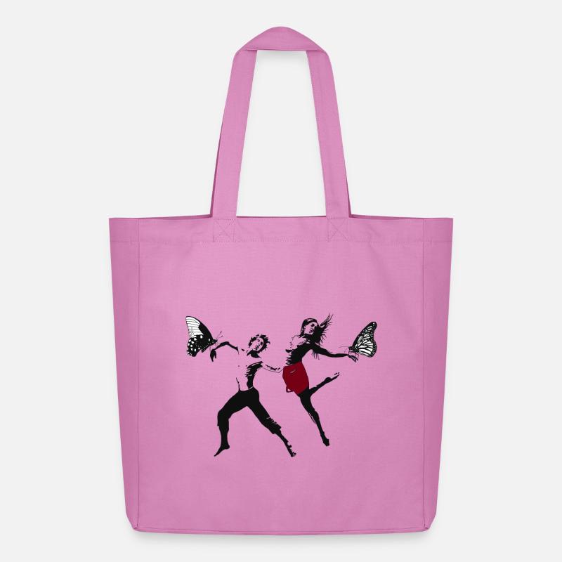 Moderne Dance - Midweight recycelter Stoffbeutel von Stanley/Stella - Pink