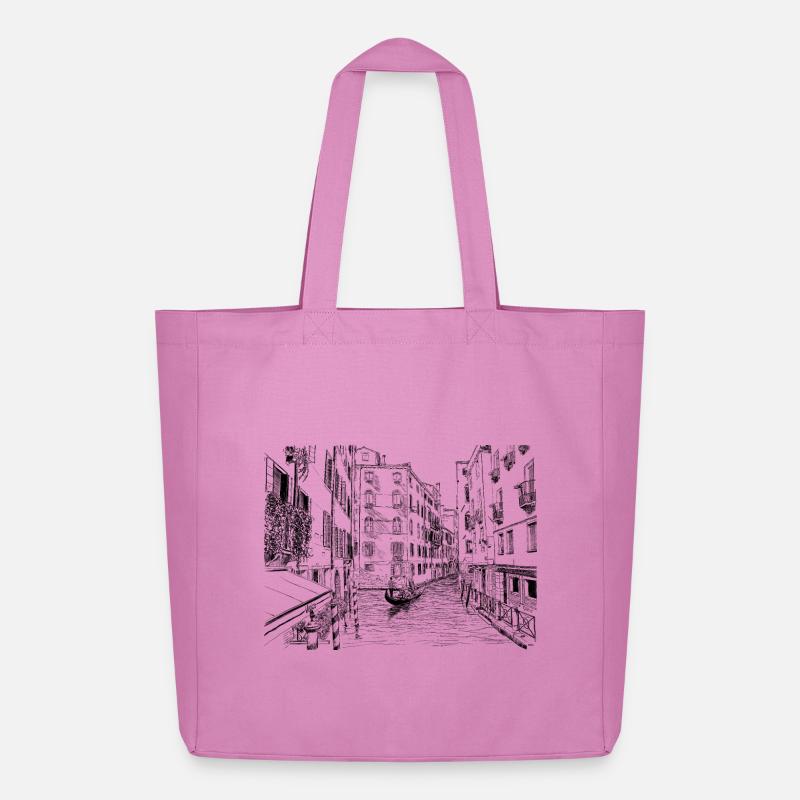 Venedig - Midweight recycelter Stoffbeutel von Stanley/Stella - Pink