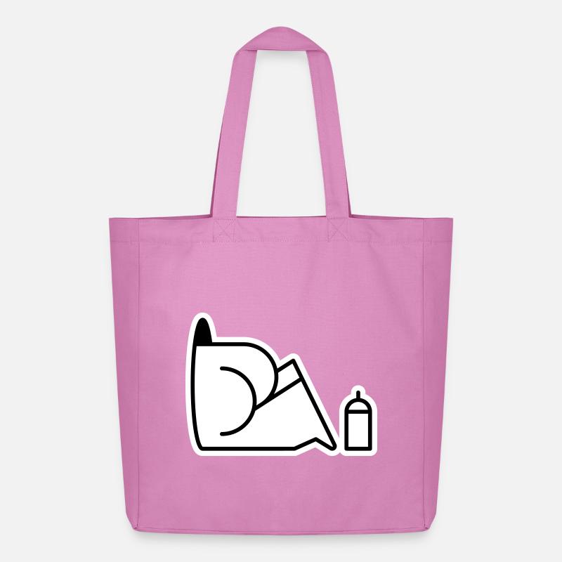 Looking For Cans - Midweight Recycled Tote Bag by Stanley/Stella - pink