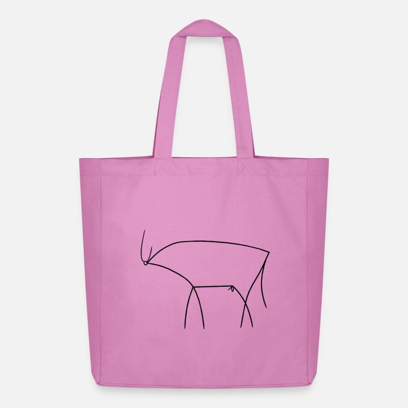 Stier - Midweight recycelter Stoffbeutel von Stanley/Stella - Pink