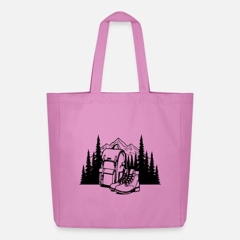 Absolute black, where it all begins - Midweight Recycled Tote Bag by Stanley/Stella - pink