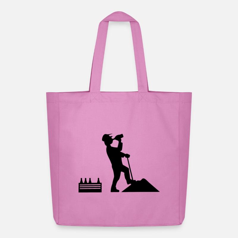 Construction worker - Midweight Recycled Tote Bag by Stanley/Stella - pink